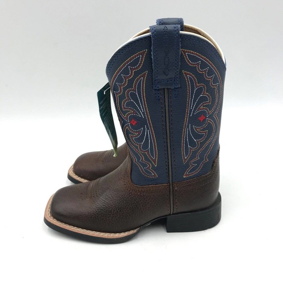Ariat Shoes Ariat Boys Toddler Kids Mismatch 9 8 Square Toe Leather